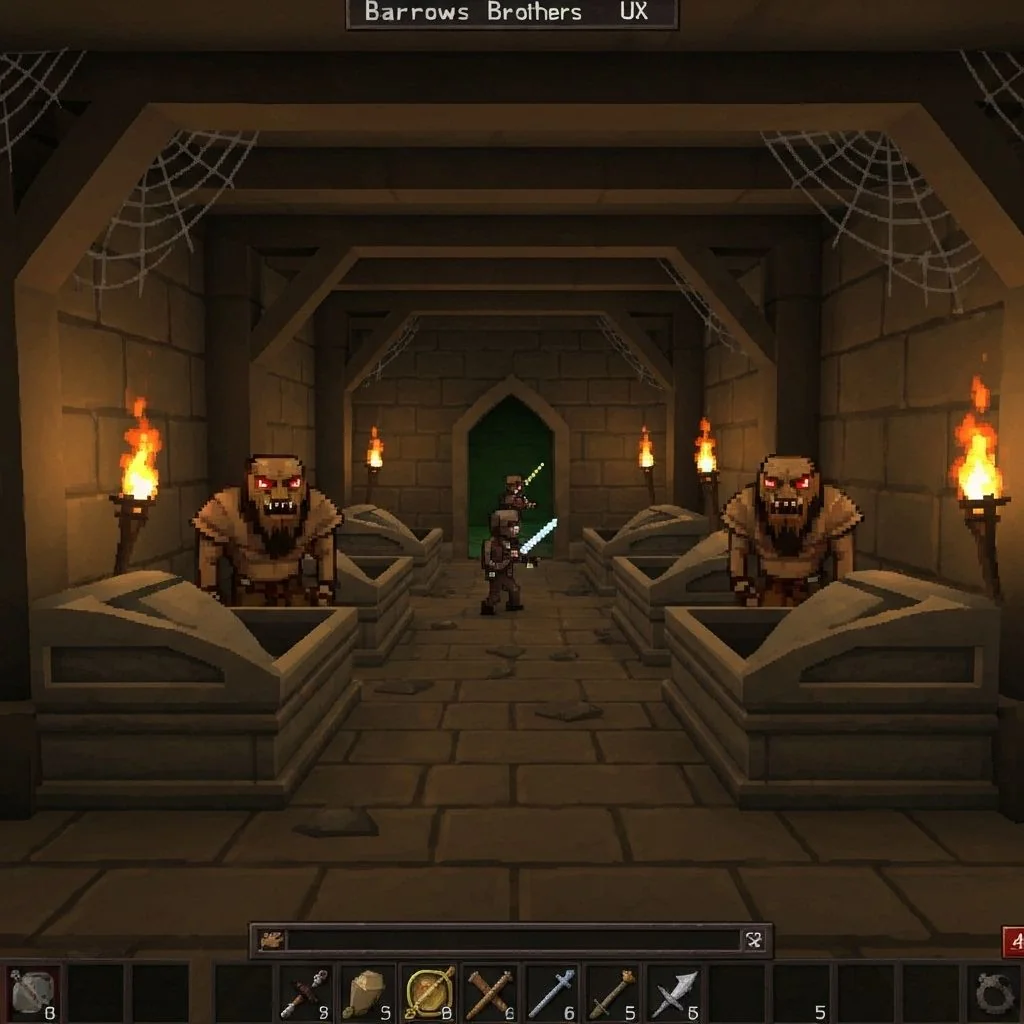 Old School RuneScape Barrows sourced equipment odds and user-entered value scenario